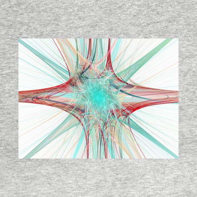 Nerve cells, abstract illustration (C051/0309) by SciencePhoto